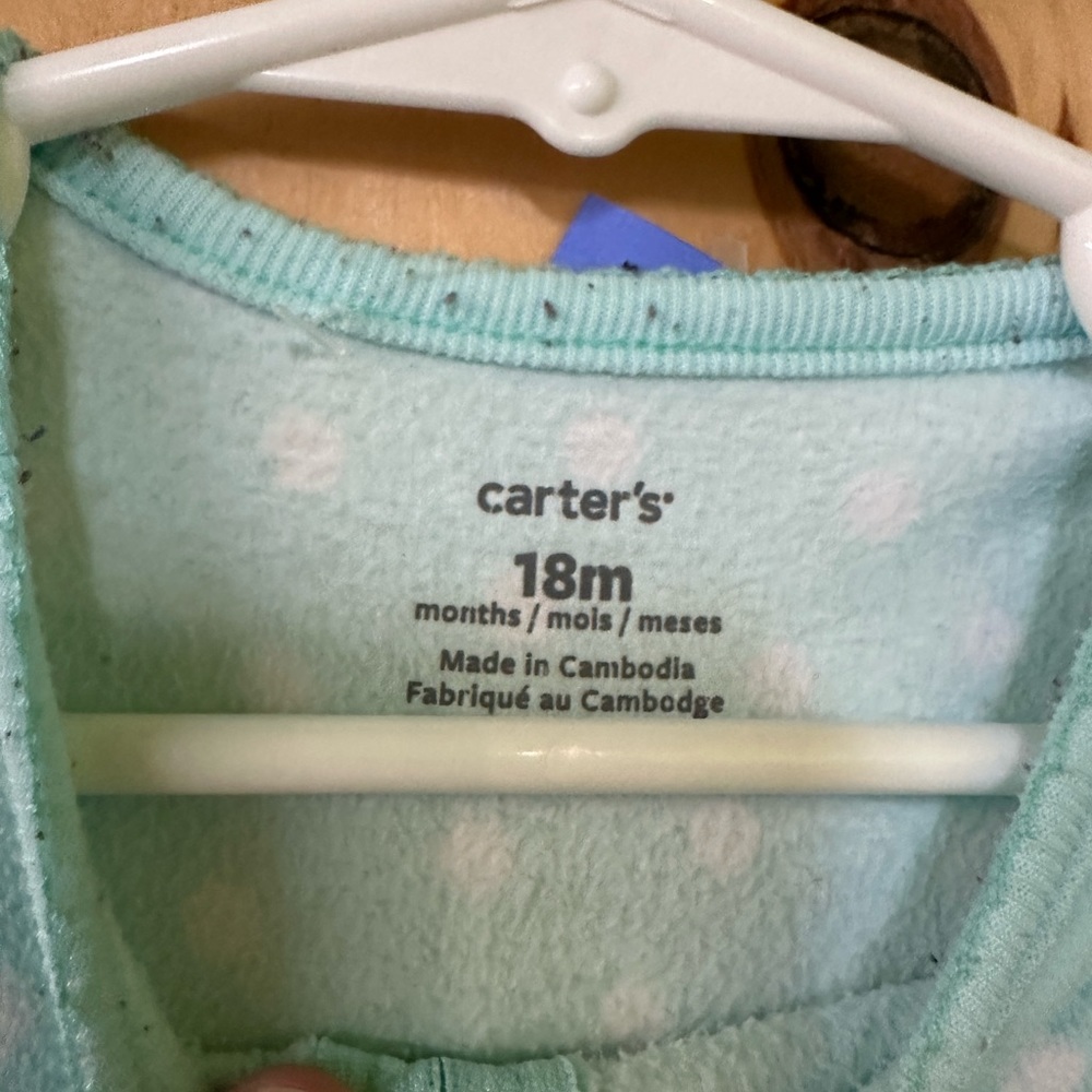 18m Fleece Zipper Pyjama - Picture 5 of 6